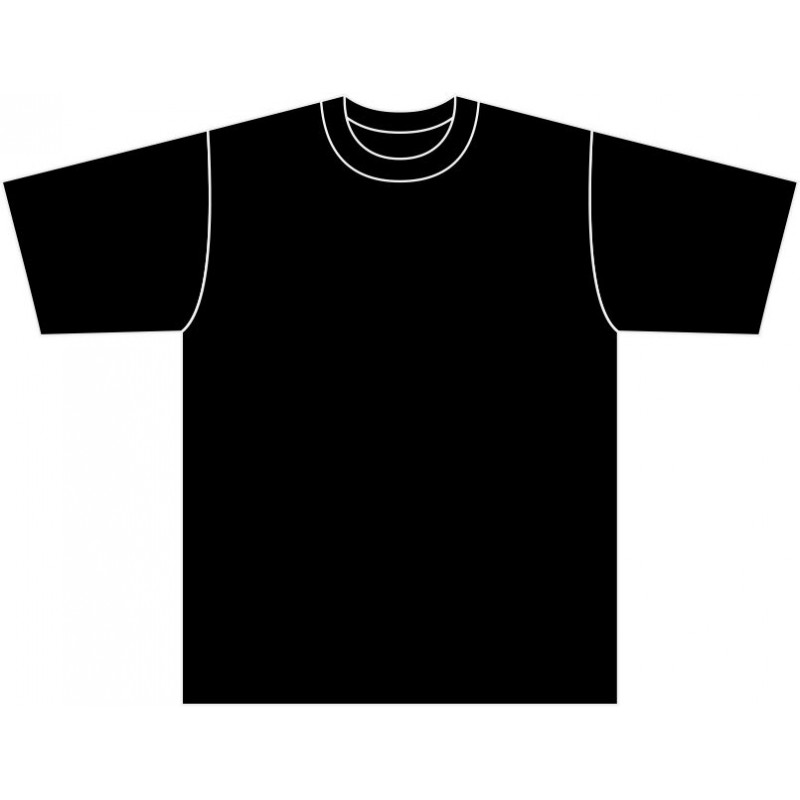 camiseta manga preta